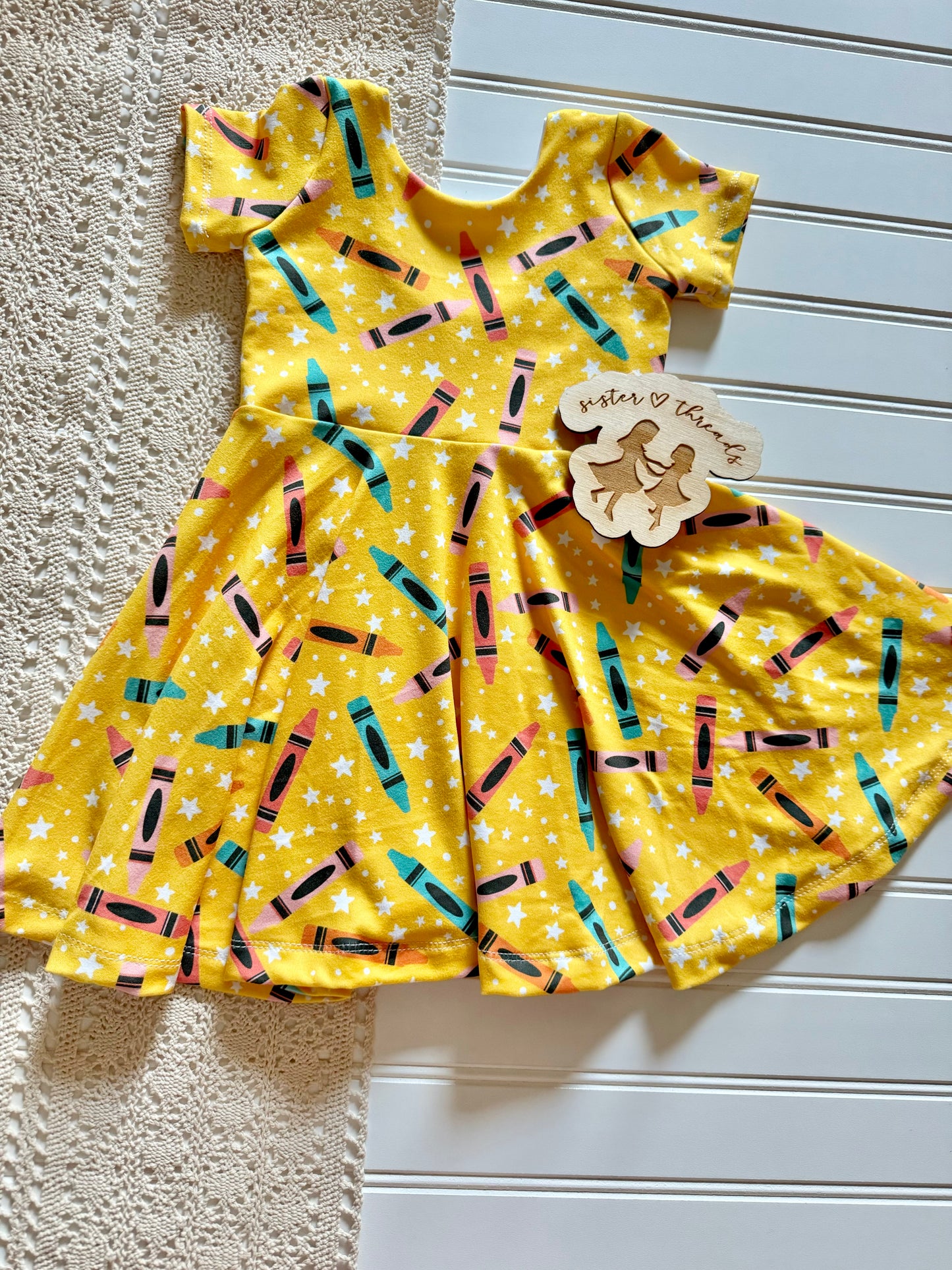 Star Student Twirl Dress