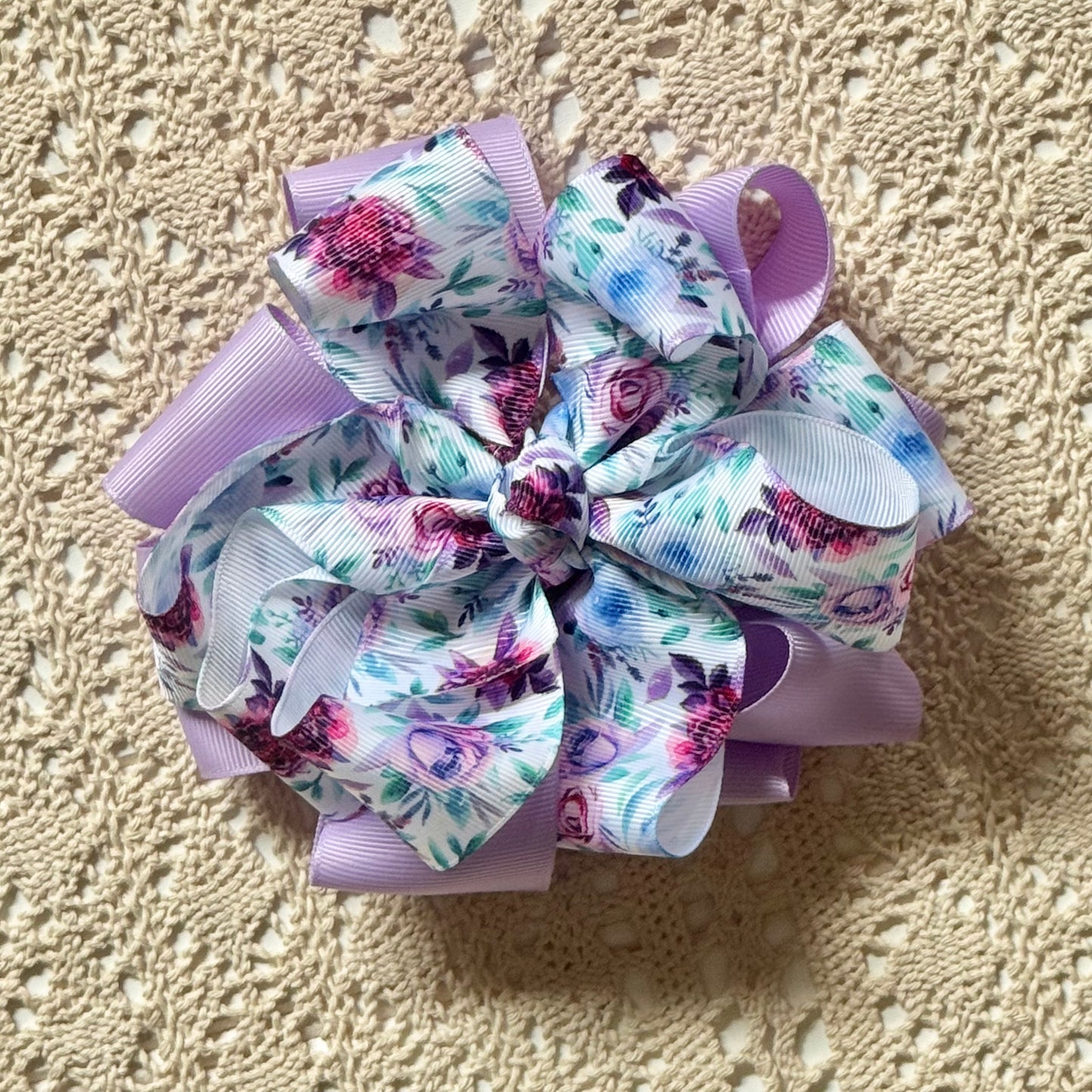 Lucious Loopy Bow: Purple