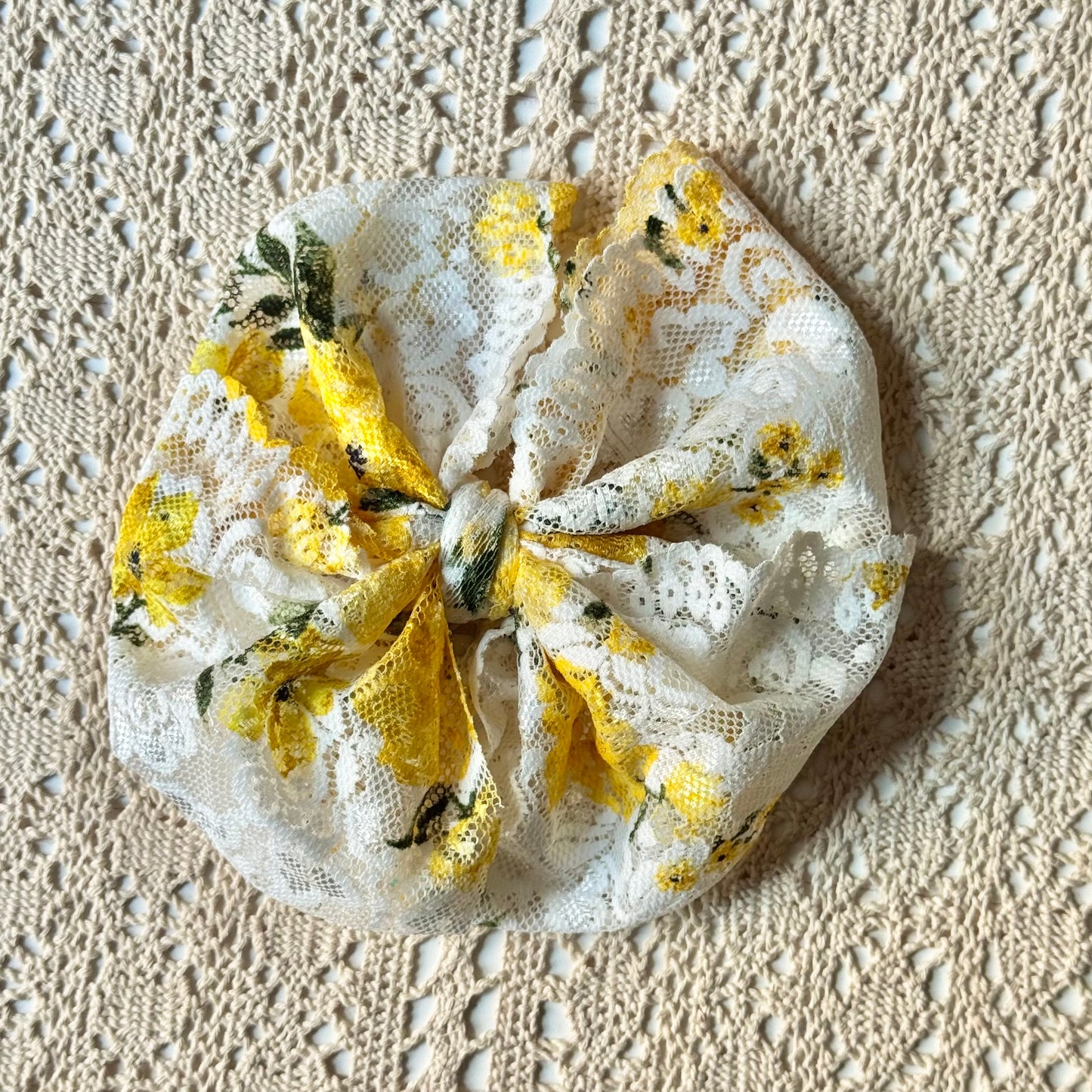 Little Lady Lace: Yellow Floral