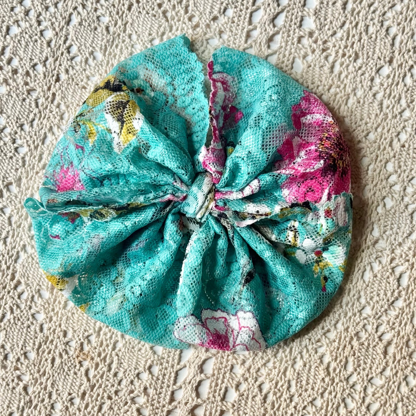 Little Lady Lace: Blue Floral