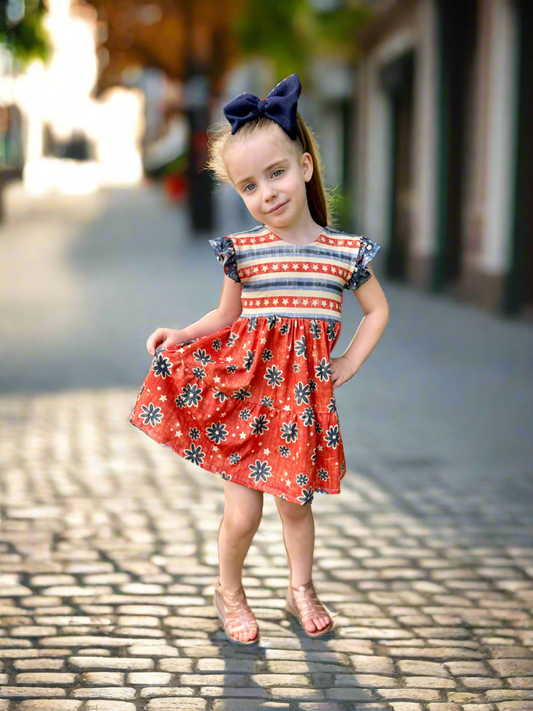 Liberty Waterfall Dress