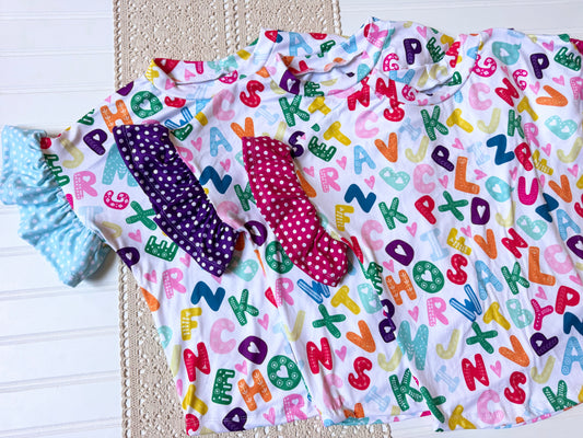 Happily Letter After Ruffle Tee