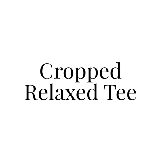 Cropped Relaxed Tee