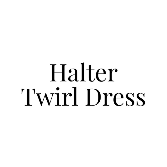 Halter Twirl Dress