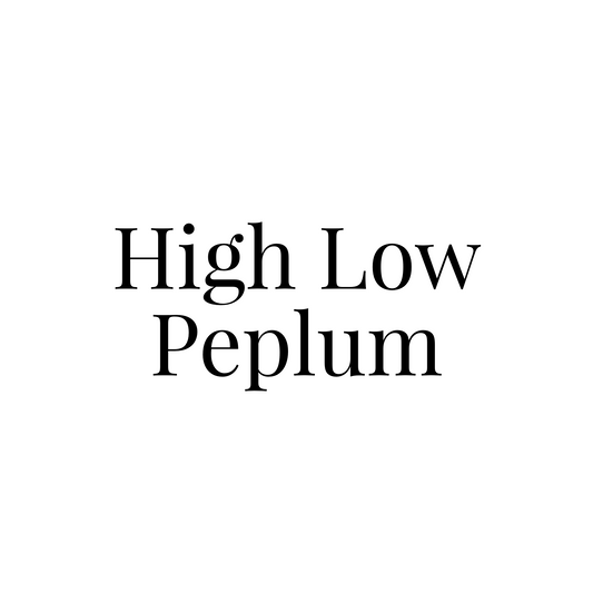 High Low Peplum