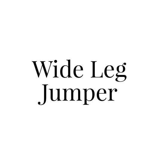 Wide Leg Jumper