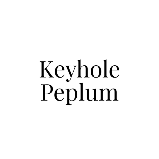 Keyhole Peplum