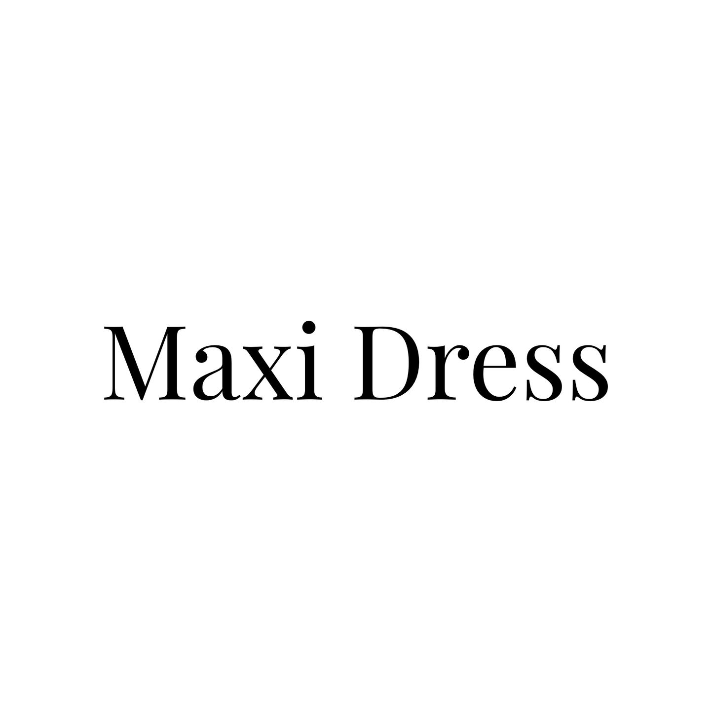 Maxi Dress