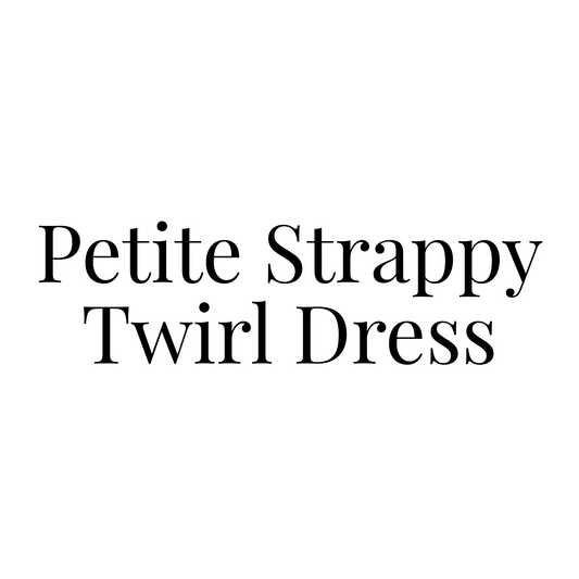 Petite Strappy Twirl Dress