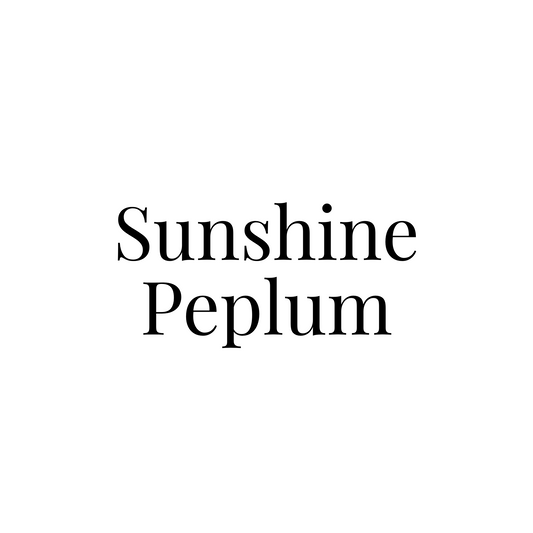 Sunshine Peplum