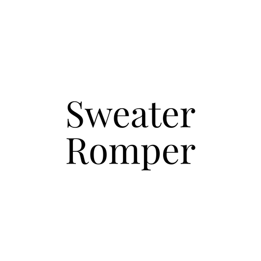 Sweater Romper