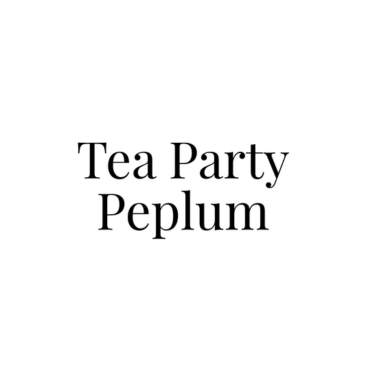 Tea Party Peplum